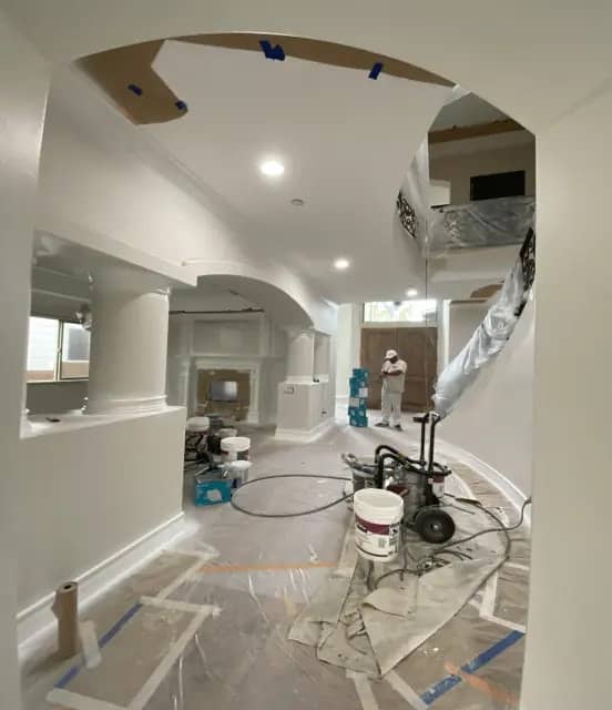 interior that was just painted