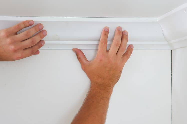 molding that was just installed